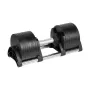 Regulējama čuguna hantele Rebel Active 36 kg, automātiska 2 kg soļu regulēšana