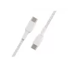 Pīts USB-C uz USB-C kabelis 1m Balts
