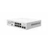 Tīkla slēdzis MikroTik CSS610-8G-2S+IN — 8x Gigabit RJ-45, 2x SFP+ 10G, PoE, 12–57V ieeja