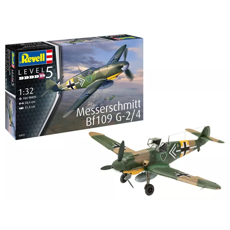 Plastmasas modelis Messerschmitt BF 109G-2/4 1/32