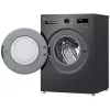 LG veļas mašīna | F4X1009NMB | Energoefektivitātes klase A | Priekšējā ielāde | Mazgāšanas ietilpība 9 kg | 1400 apgr./min | Dziļums 55 cm | Platums 60 cm | Displejs | LED | Tvaika funkcija | Tiešā piedziņa