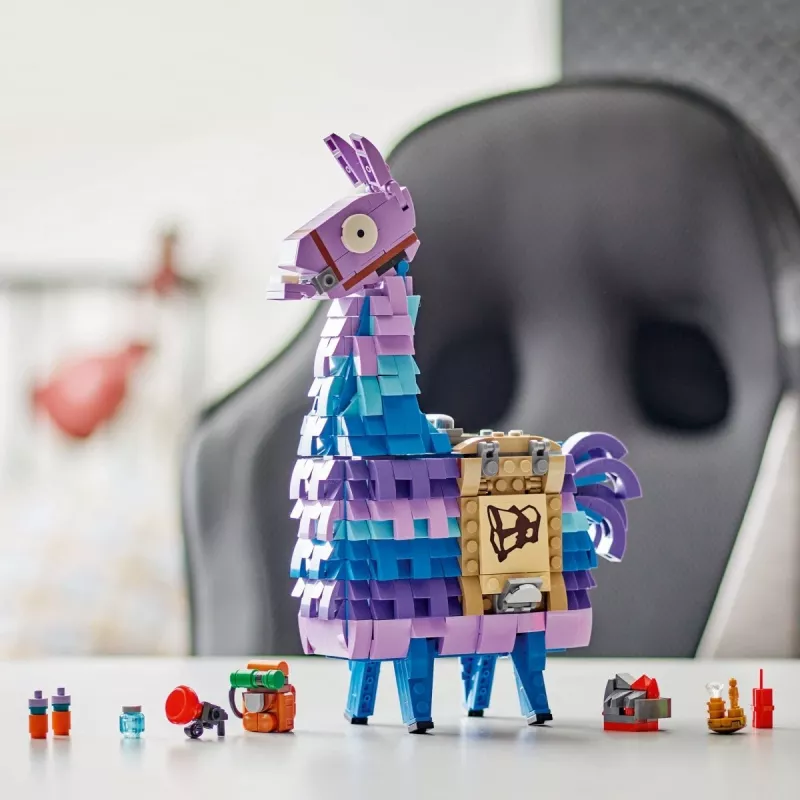 Uzglabāšanas rotaļlieta LEGO 77071 Fortnite Llama konstrukcijas rotaļlieta – LEGO zīmola uzglabāšanas un izstādes vienība