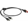 USB kabelis DeLOCK 85487 USB 2.0 1 m USB B melns