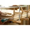 F-veida skava Bessey HKL20 20 cm alumīnija/koka