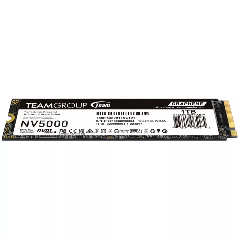 SSD disks Team Group 1TB M.2 NVMe PCIe 4.0 TM8FGM001T0C101