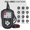 OBDII diagnostikas testētājs QOLTEC ProLine 50685 — transportlīdzekļa OBD-II skeneris 8V/25V sistēmām