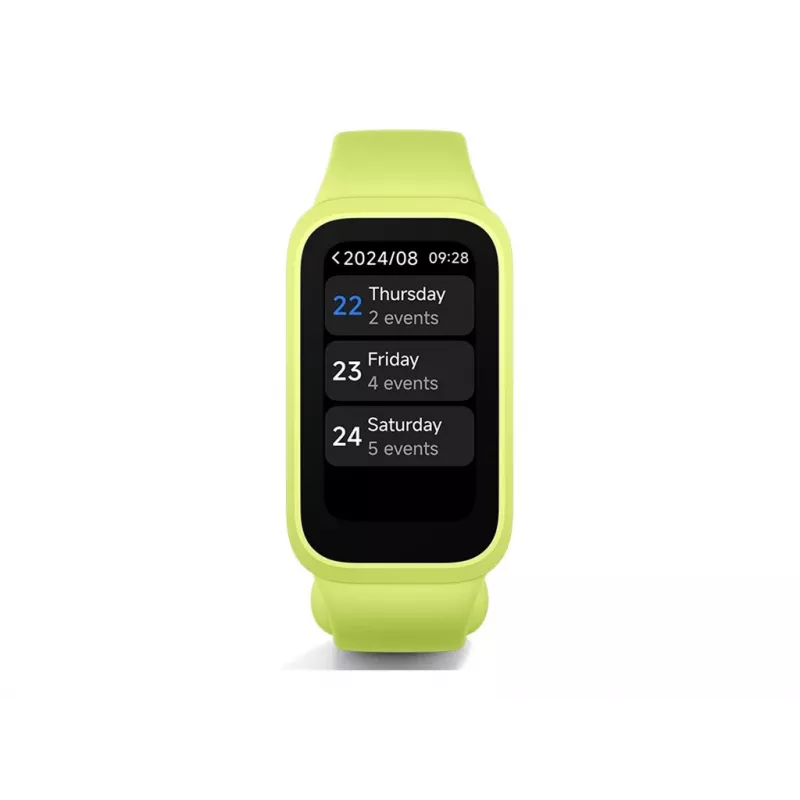 Fitness aproce Xiaomi 9 Active zaļa — sirdsdarbības monitors, aktivitāšu izsekotājs, modelis 70783