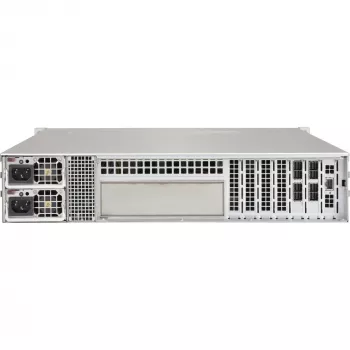 Supermicro - SuperChassis 216BE2C-R609JBOD - Rack Mount - 2U SATA/SAS Hot-Swap 600 Watt Melns