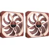 Noctua NF-A14x25 G2 PWM Sx2 PP 140mm divu ventilatoru komplekts