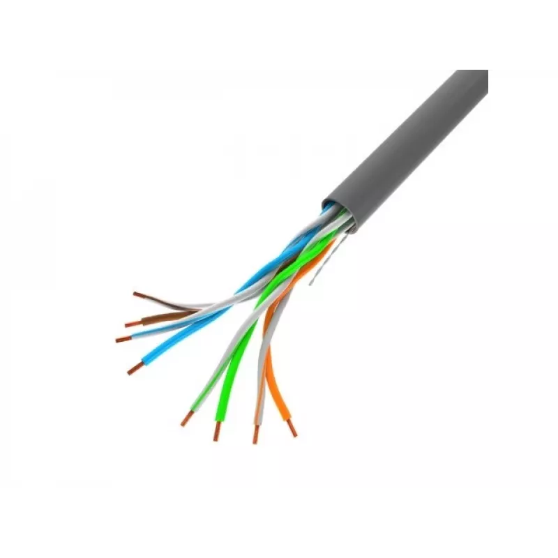 Tīkla kabelis Lanberg LCU5-11CU-0305-S U/UTP Cat5e 305 m Pelēks