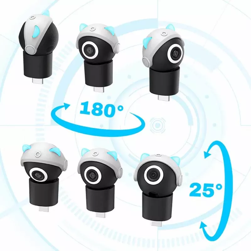 Subsonic Playcam 1080 2in1 HD Mini kamera Nintendo Switch 2 gaiši zilā krāsā