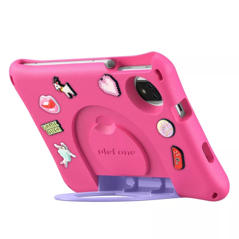 Planšetdators UleFone Tab A9 Pro Kids — 4GB RAM, 128GB krātuve, LTE, rozā