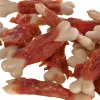Suņu kārumi PETITTO pīles un kalcija kubiņi, 500 g — dabīgi pieaugušu suņu kārumi, olbaltumvielas 24%, tauki 2,5%