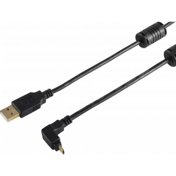 shiverpeaks BS13-10002 USB kabelis 1 m USB 2.0 USB A Micro-USB B Melns (BS13-10002)