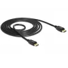 DeLOCK - DisplayPort kabelis - DisplayPort (vīr.) uz DisplayPort (vīr.) - 1,5m - 4K atbalsts - Melns (85508)