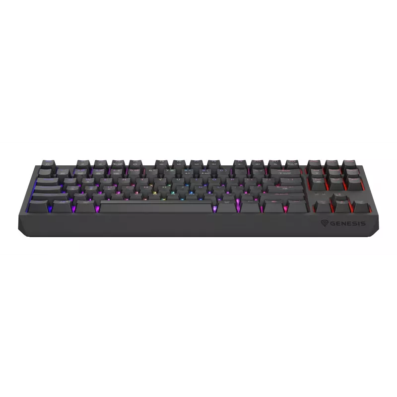 GENESIS Thor 230 TKL klaviatūra spēlēm USB + RF Wireless + Bluetooth QWERTY US English melna