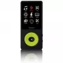MP3 atskaņotājs Lenco Xemio-860GN 8 GB melna/laima LCD 18 stundu atskaņošana
