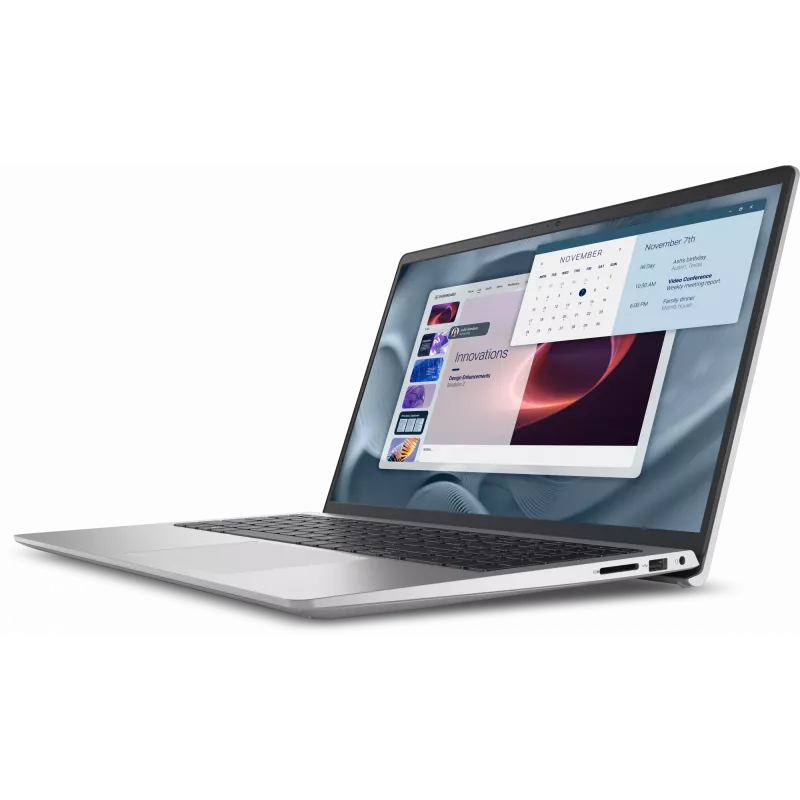 Dell Pro Essential 15 AG FHD klēpjdators — i7-1355U, 16 GB RAM, 512 GB SSD, Intel UHD, Windows 11 Pro, apgaismota ENG tastatūra, sudraba krāsa, 3 gadu ProSupport NBD Onsite