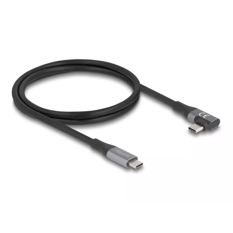 USB kabelis DeLOCK 81131 1m USB C melns 40 Gbit/s