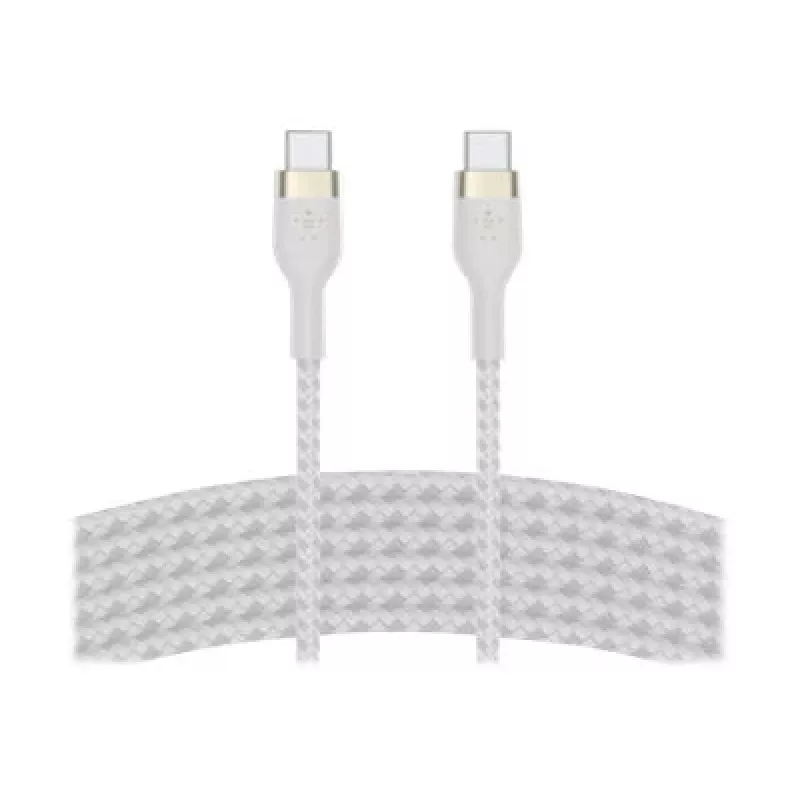 Belkin BOOSTCHARGE PRO Flex USB kabelis 3 m USB 2.0 USB C balts (CAB011BT3MWH)