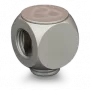 Thermal Grizzly DeltaMate Rotary T – ūdens dzesēšanas savienojums, matēts niķelis, 1 gab. (TG-DM-FIT-0204)