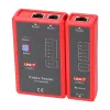 Tīkla kabeļu testeris UT681L RJ45 un RJ11 savienotājiem, nepārtrauktības un vadu pārbaude
