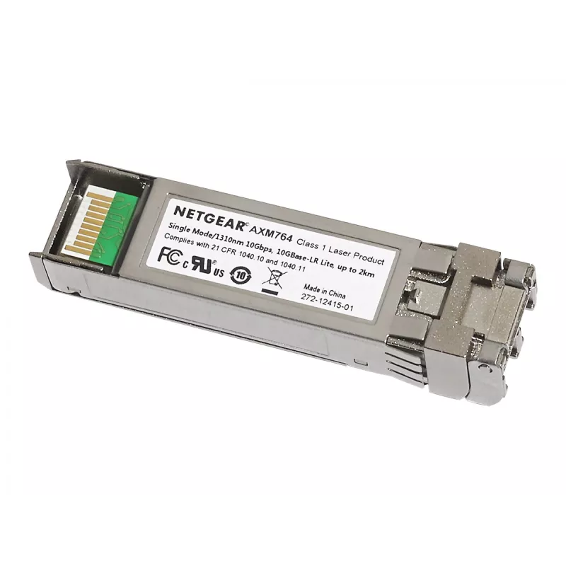 SFP+ optiskais raiduztvērējs Netgear 10GBASE-LR Lite — 10 Gbit/s, SFP+ interfeiss, vienmoda