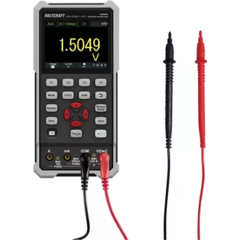 VOLTCRAFT DSO-2202H + AFG rokas osciloskops 200 MHz 2 kanāli 1 GSa/s 8 kpt 8 bitu rokas ierīce 1 gab. (VC-13438620)