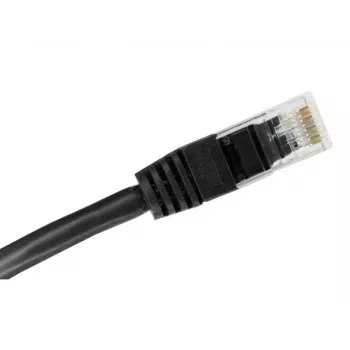 Alantec KKU5CZA1 tīkla kabelis Melns 0,25 m Cat5e U/UTP (UTP)