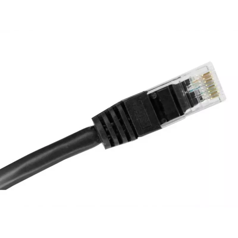 Alantec KKU5CZA1 tīkla kabelis Melns 0,25 m Cat5e U/UTP (UTP)