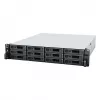 Synology RackStation RS2423+ NAS/glabāšanas serveris Rack (2U) Ryzen Embedded V1780B 8 GB DDR4 0 TB DiskStation Manager Melns, Pelēks