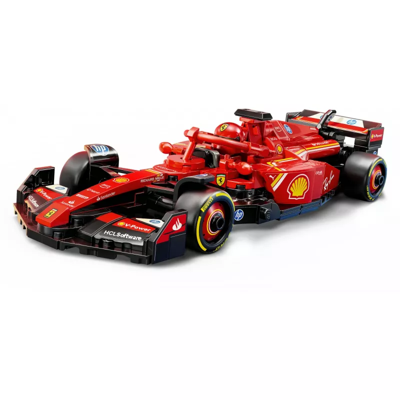 LEGO Speed Champions Ferrari SF-24 F1 sacīkšu auto komplekts 77242 — 275 gab., 1 minifigūra, 10+ gadi