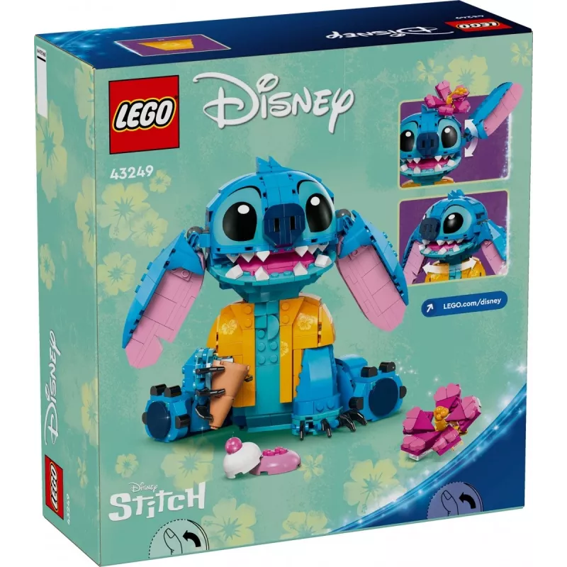 LEGO | Disney Stitch būvējams bērnu rotaļu komplekts ar saldējuma konusu 43249