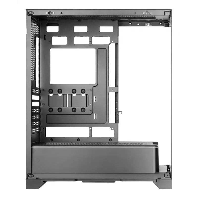 TACENS Mars Gaming MCPRISMA Midi Tower datora korpuss, melns, rūdītais stikls, atbalsta ATX/Micro-ATX/Mini-ITX, 2x3,5 collu + 2x2,5 collu nodalījumi
