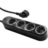 Strāvas sadalītājs Shelly Plug & Play PS4 Gen4 — 4 rozetes, 12A katrai rozetei