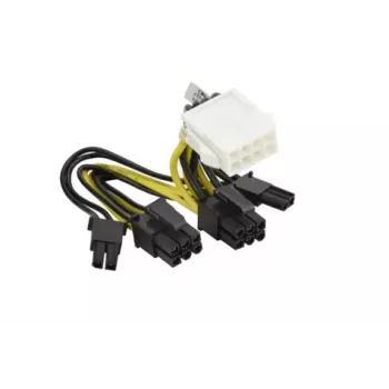 0.05m 8-pin to 2x 6+2-pin GPU kabelis G291-281 CBL-PWEX-1040