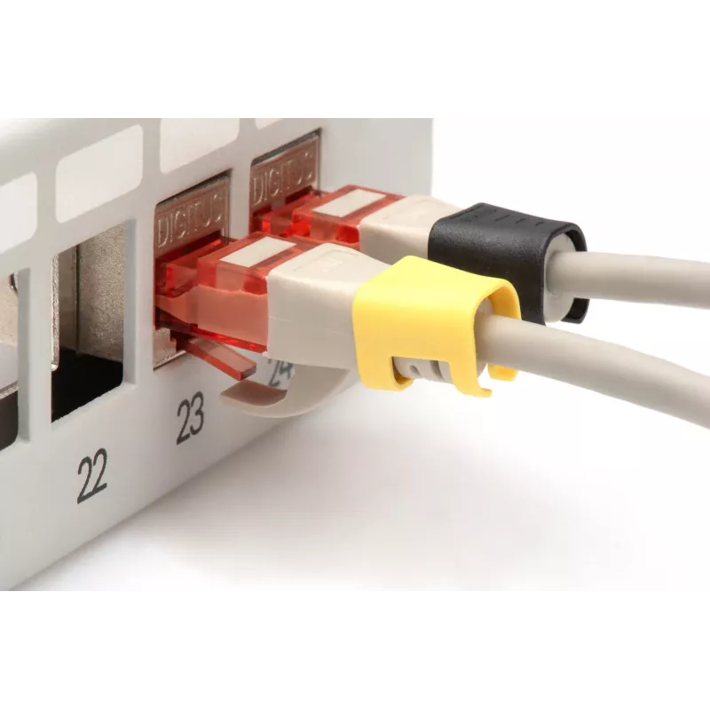 Krāsu kodēšanas spailīte Digitus A-CC-M Asorti krāsas PVC 100 gab.