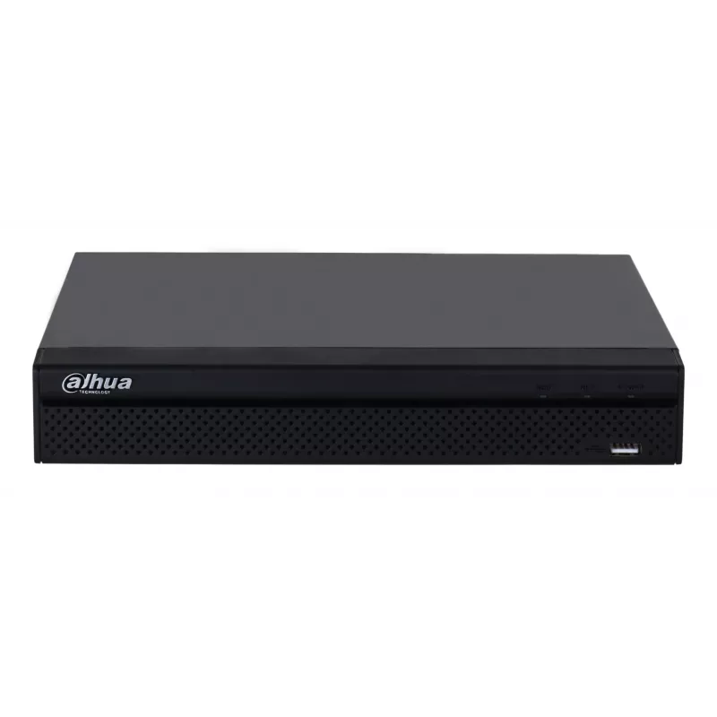 Tīkla video reģistrators DAHUA Lite NVR2108HS-8P-4KS3 — 8 kanālu, max 4K, SATA HDD, 1U, PoE