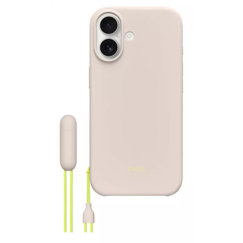 Apple Beats iPhone 17 Kickstand Case ar MagSafe un kameras vadību, Limestone, MGTL4LL/A