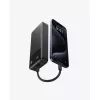 PowerBank ar USB-C kabeli 20000 mAh 30W Melns