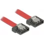 SATA kabelis DeLOCK 0.7m SATA III 7-pin sarkans