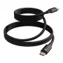 USB-C uz USB-C uzlādes kabelis Baseus Tungsten Gold 100W 1 m, melns, neilons