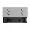CPU dzesētājs SAVIO SAVGCOVORTEXX2ARGB ar 4 siltuma caurulēm, 120 mm ARGB ventilatoru, melns