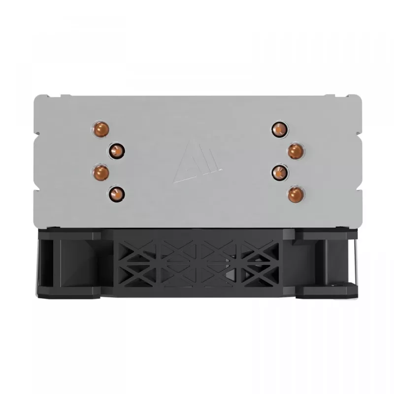 CPU dzesētājs SAVIO SAVGCOVORTEXX2ARGB ar 4 siltuma caurulēm, 120 mm ARGB ventilatoru, melns