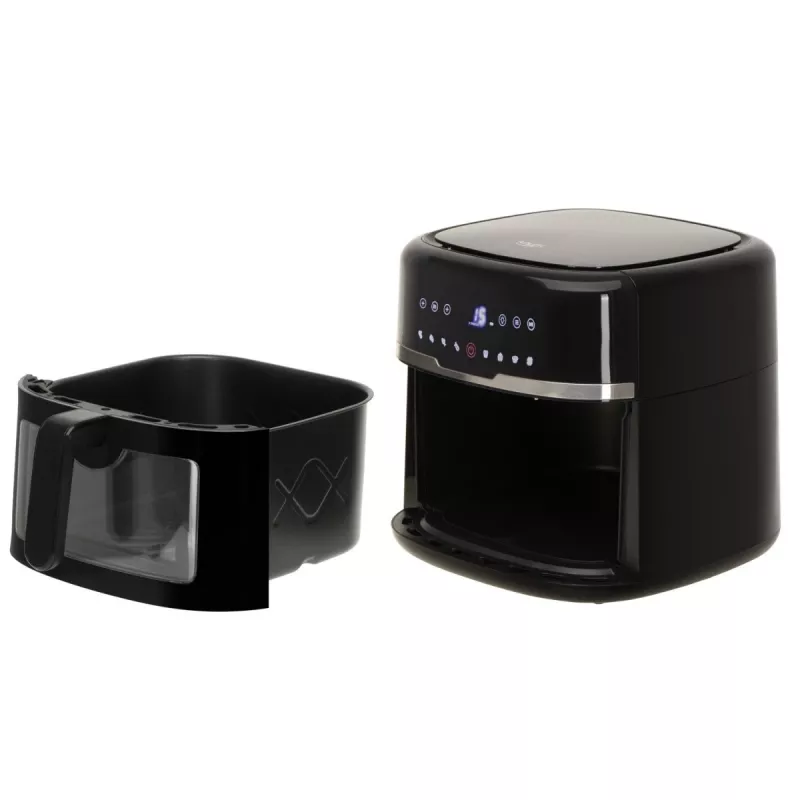 Adler AD 6318 karstā gaisa friteris, 8 l, 2500 W, LCD displejs, 9 programmas, melns
