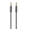 Gembird kabelis CCAP-444-0.75M (Mini Jack M - Mini Jack M, 0,75m, melna krāsa) Audio kabelis 3,5mm melns (CCAP-444-0.75M)