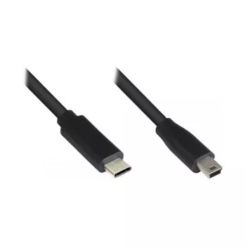 Good Connections USB2.0 kabelis C-Mini B5pol. melns 5m