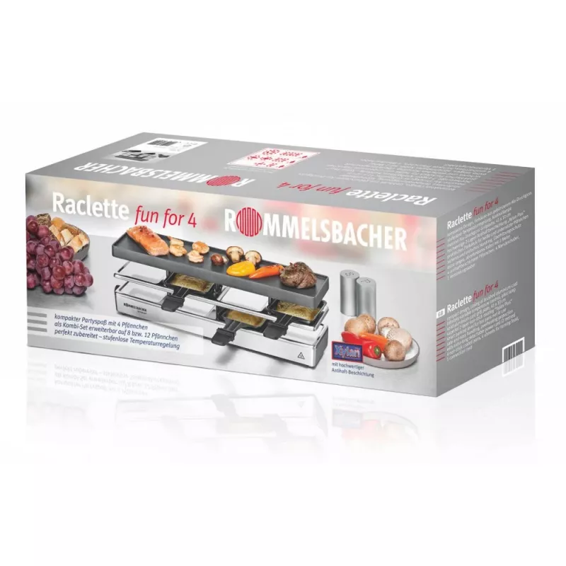 Rommelsbacher RC 800 grils, melns