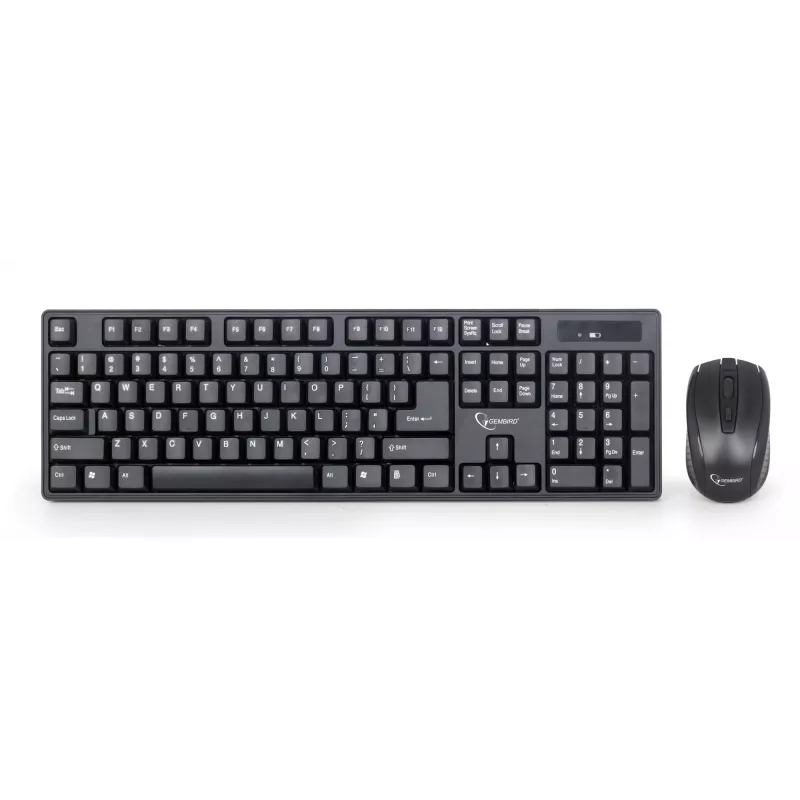 Tastatūras un peles komplekts melns/bezvadu