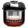 Rīsu vārāmais GASTROBACK Rice Control Low Carb & Steam, 3 L, 450 W, melns/nerūsējošais tērauds